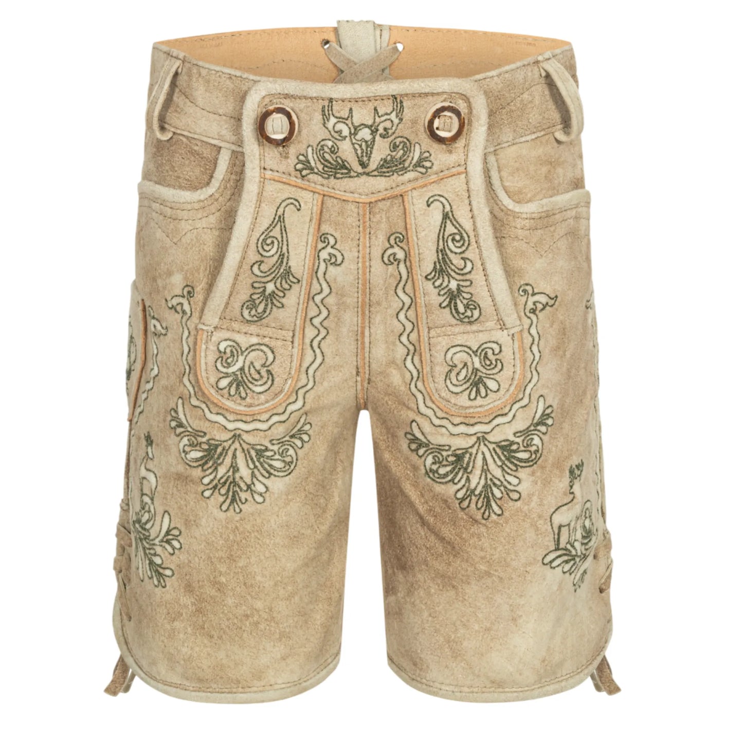 Beige-Boys-Lederhosen-Front-By-SKS-Wholesales