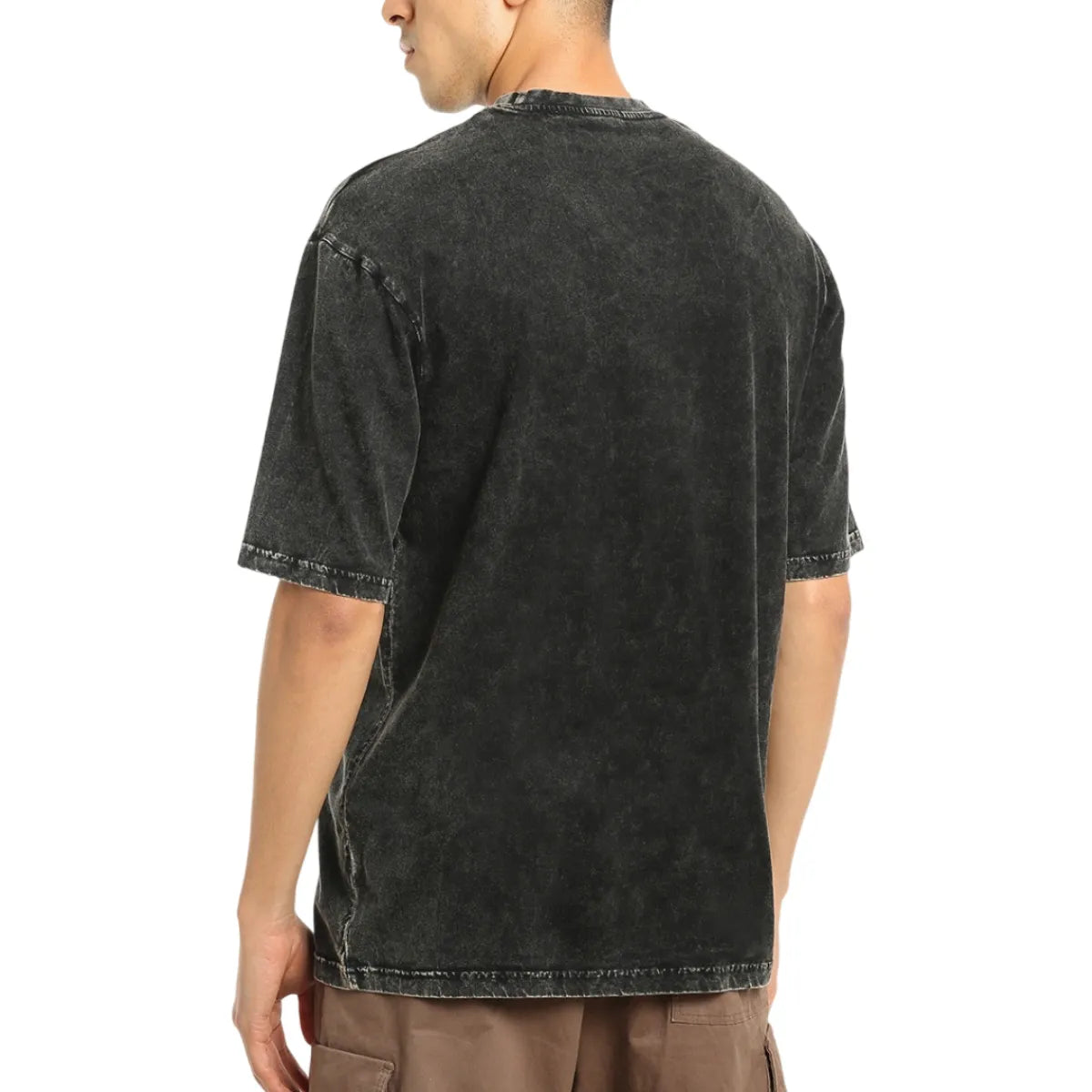 Black-Acid-Wash-T-Shirt-Back-By-SKS-Wholesales