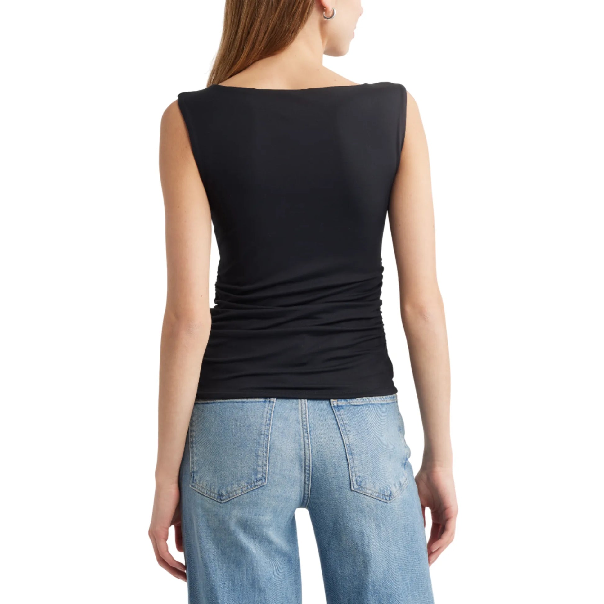 Black-Boat-Neck-Tank-Top-Back-By-SKS-Wholesales