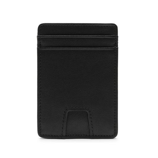 Black-Leather-Credit-Card-Holder-Front-By-SKS-Wholesales