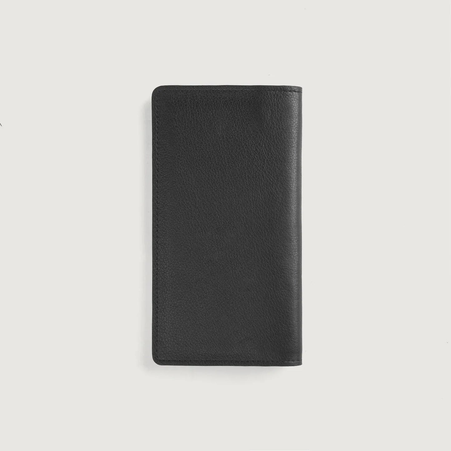 Black-Leather-Long-Wallet-Back-By-SKS-Wholesales