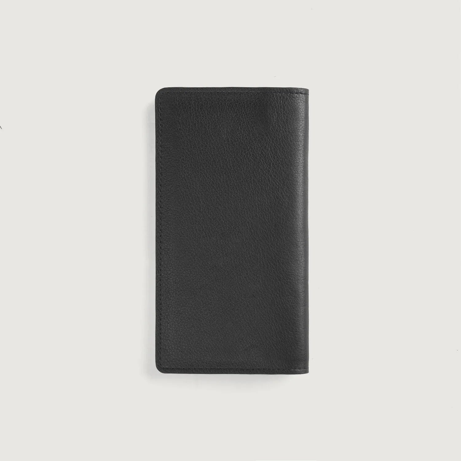 Black-Leather-Long-Wallet-Back-By-SKS-Wholesales