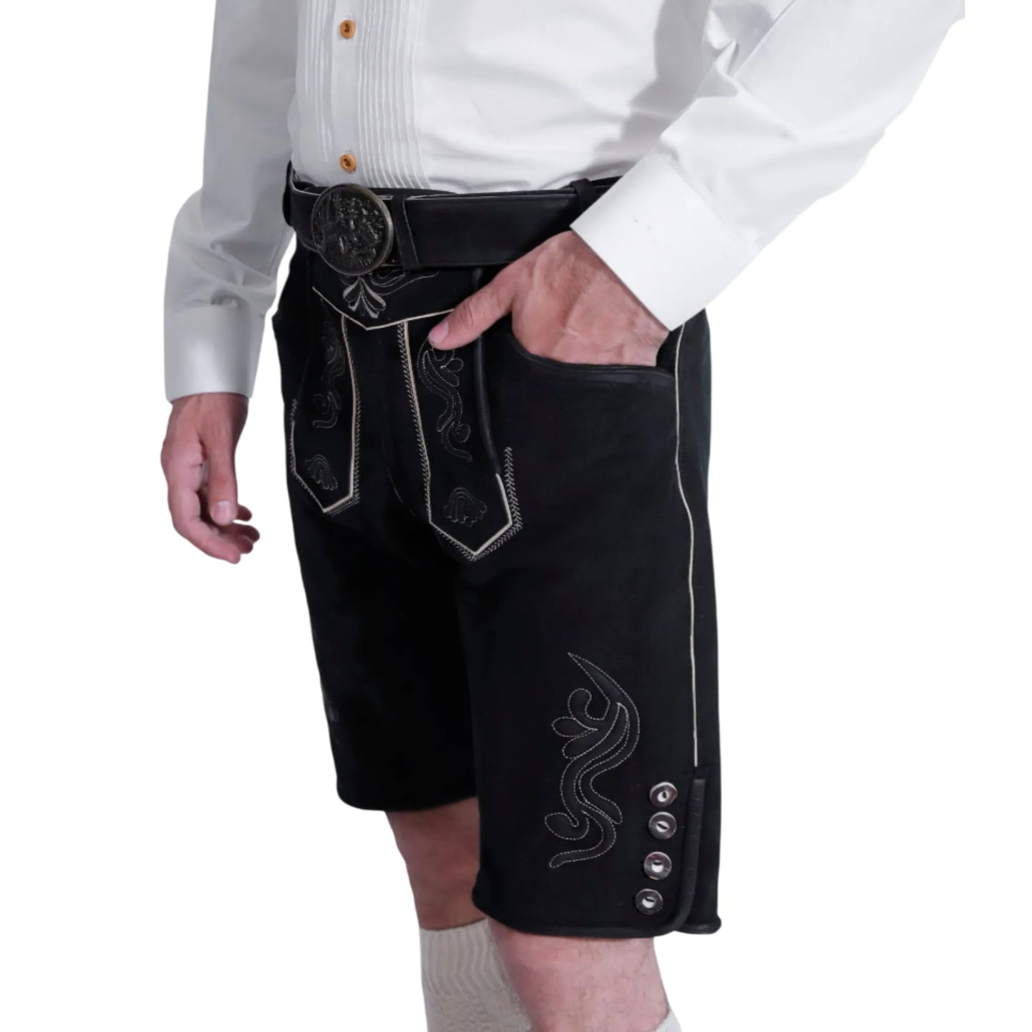 Black-Lederhosen-For-Men-By-SKS-Wholesales
