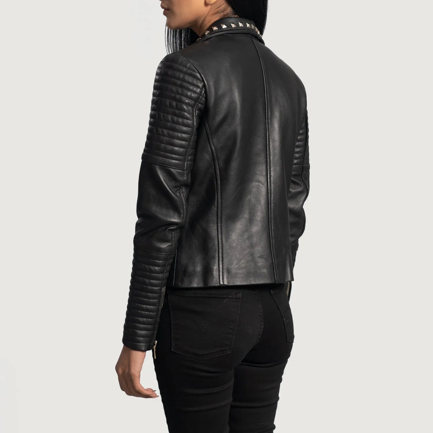 Black-Studded-Biker-Jacket-Back-By-SKS-Wholesales