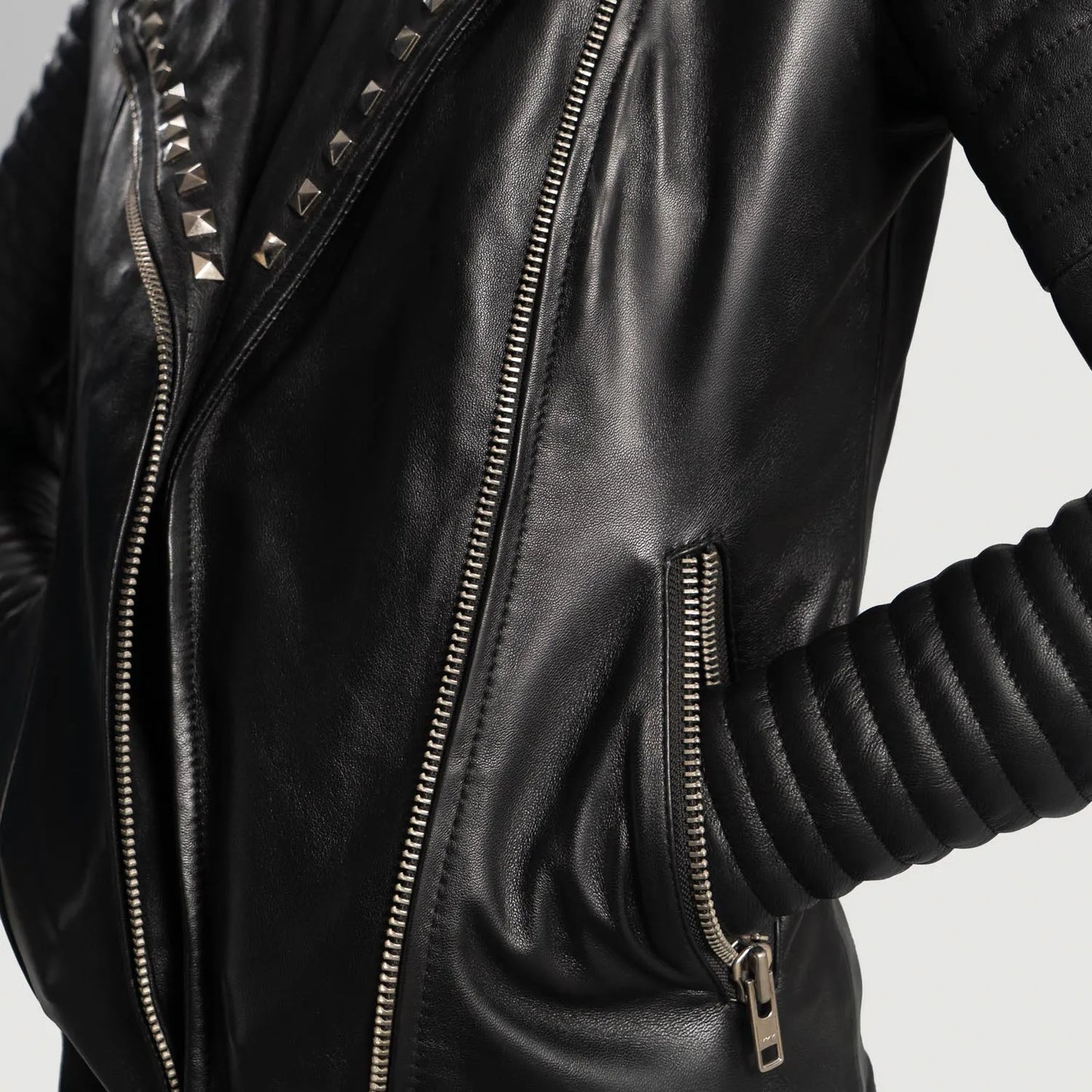 Black-Studded-Biker-Jacket-By-SKS-Wholesales