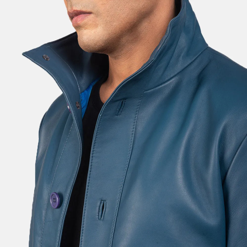 Blue-Leather-Bomber-Jacket-By-SKS-Wholesales
