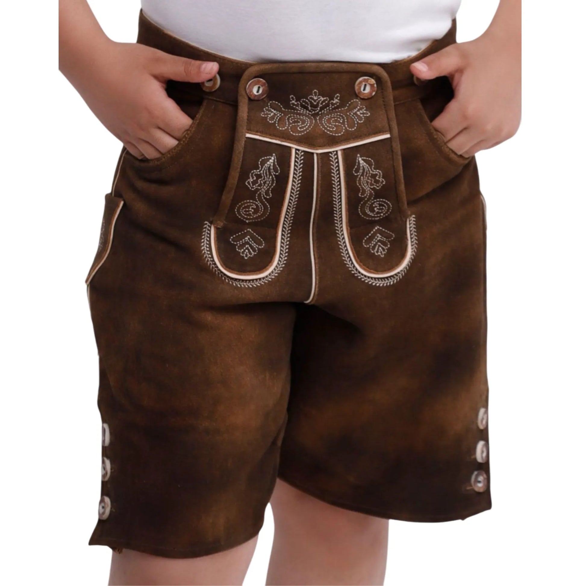 Brown-Kids-Lederhosen-By-SKS-Wholesales