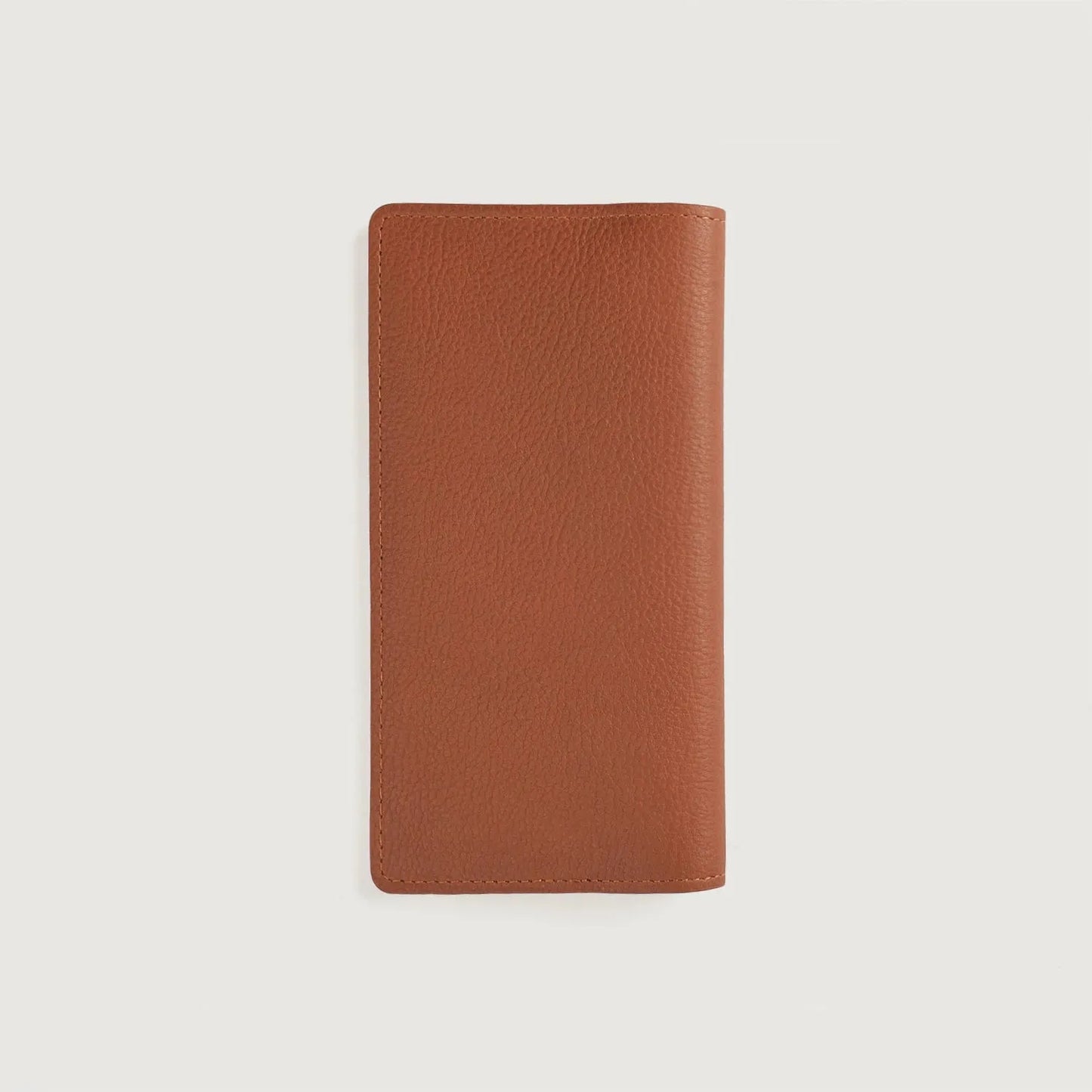 Brown-Leather-Long-Wallet-Back-By-SKS-Wholesales