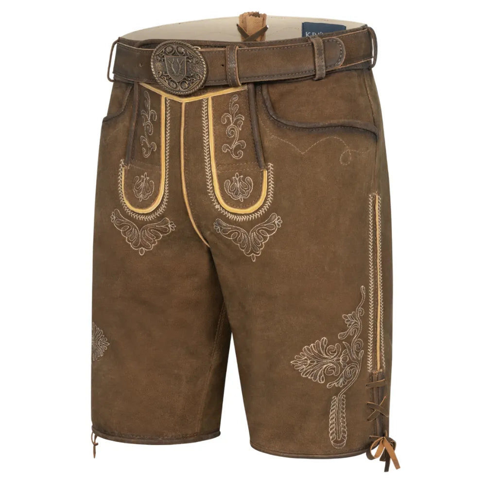 Brown-Lederhosen-For-Men-Embroidery-by-SKS-Wholesales