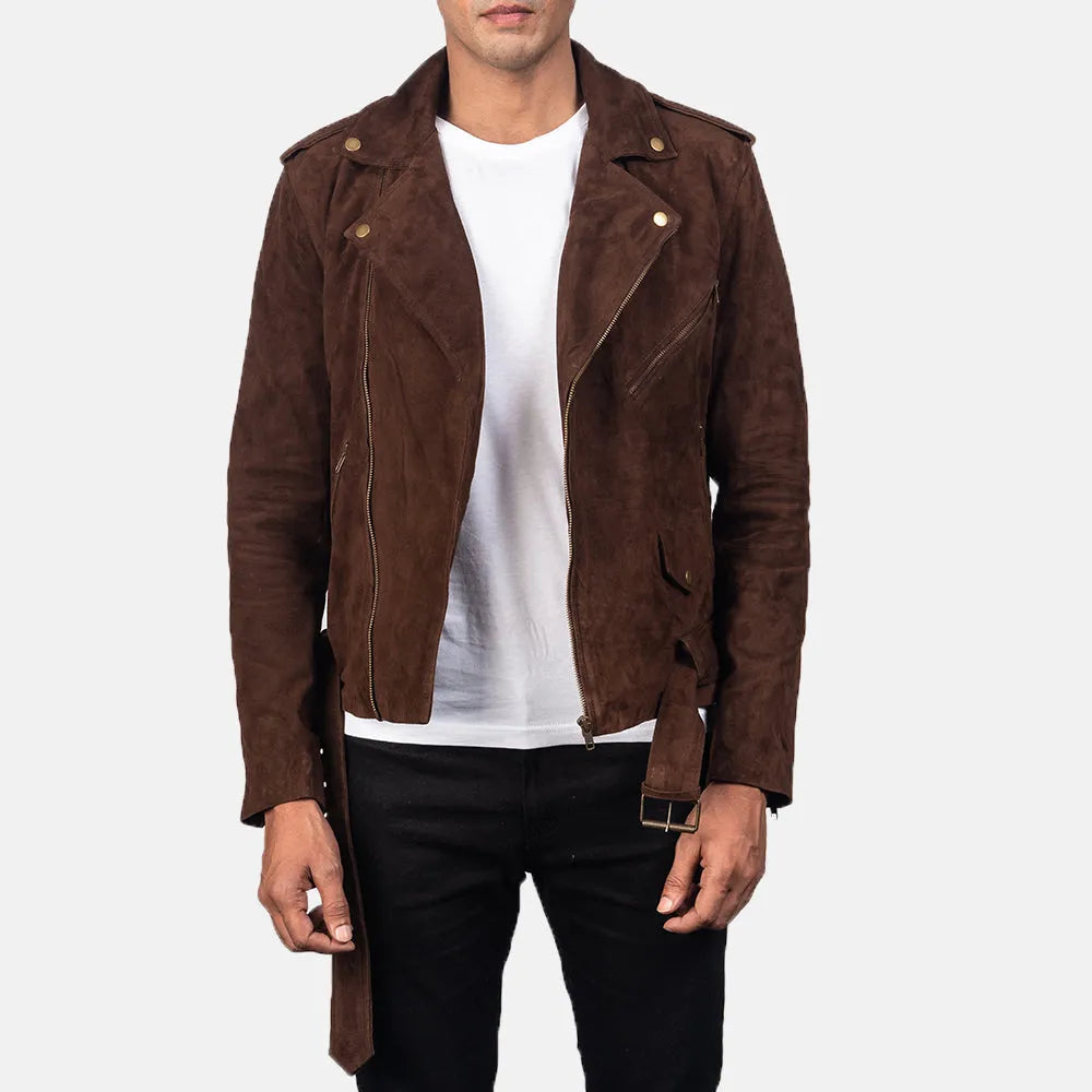 Brown-Suede-Biker-Jacket-Open-By-SKS-Wholesales