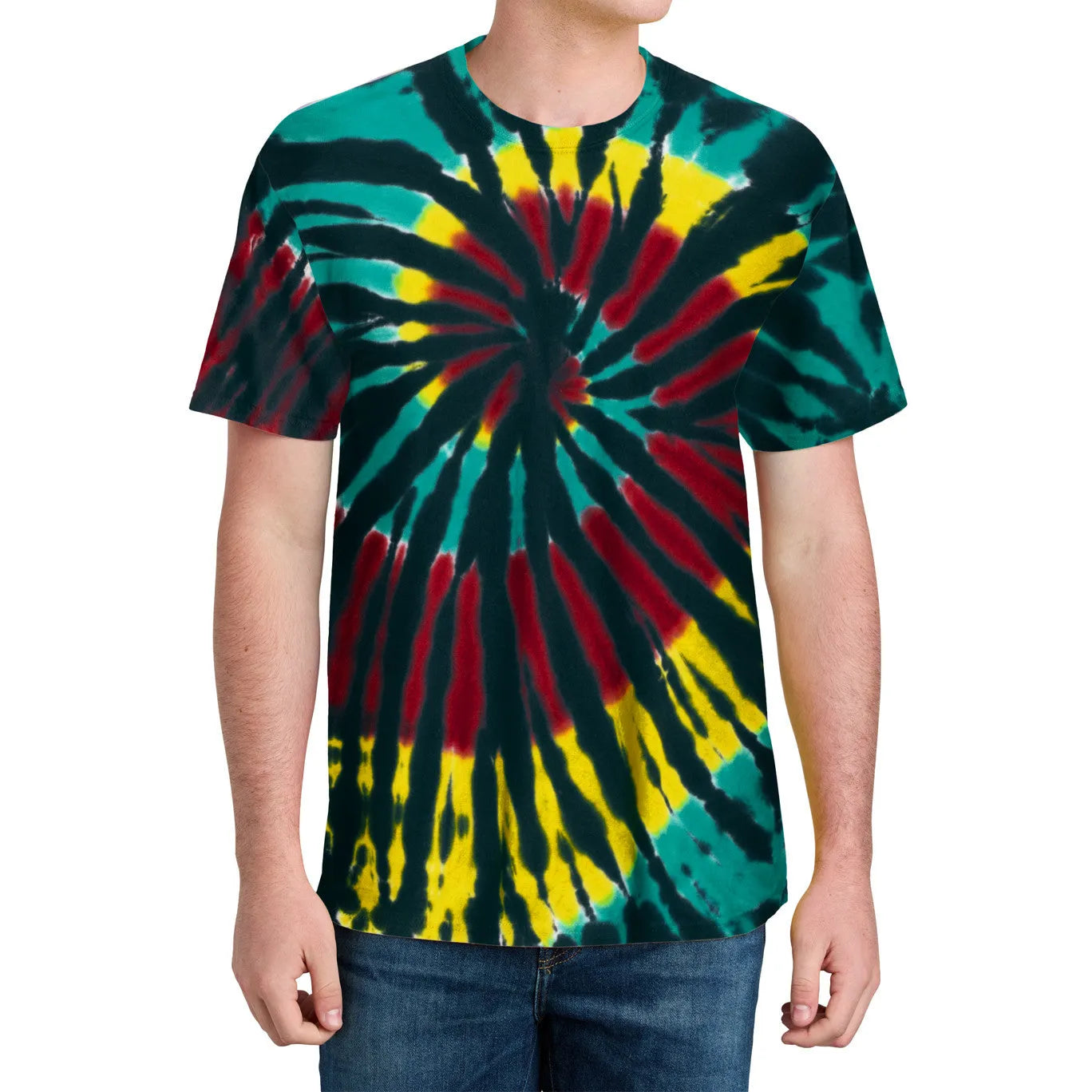 Cheap-Tie-Dye-T-ShirtsFront--By-SKS-Wholesales