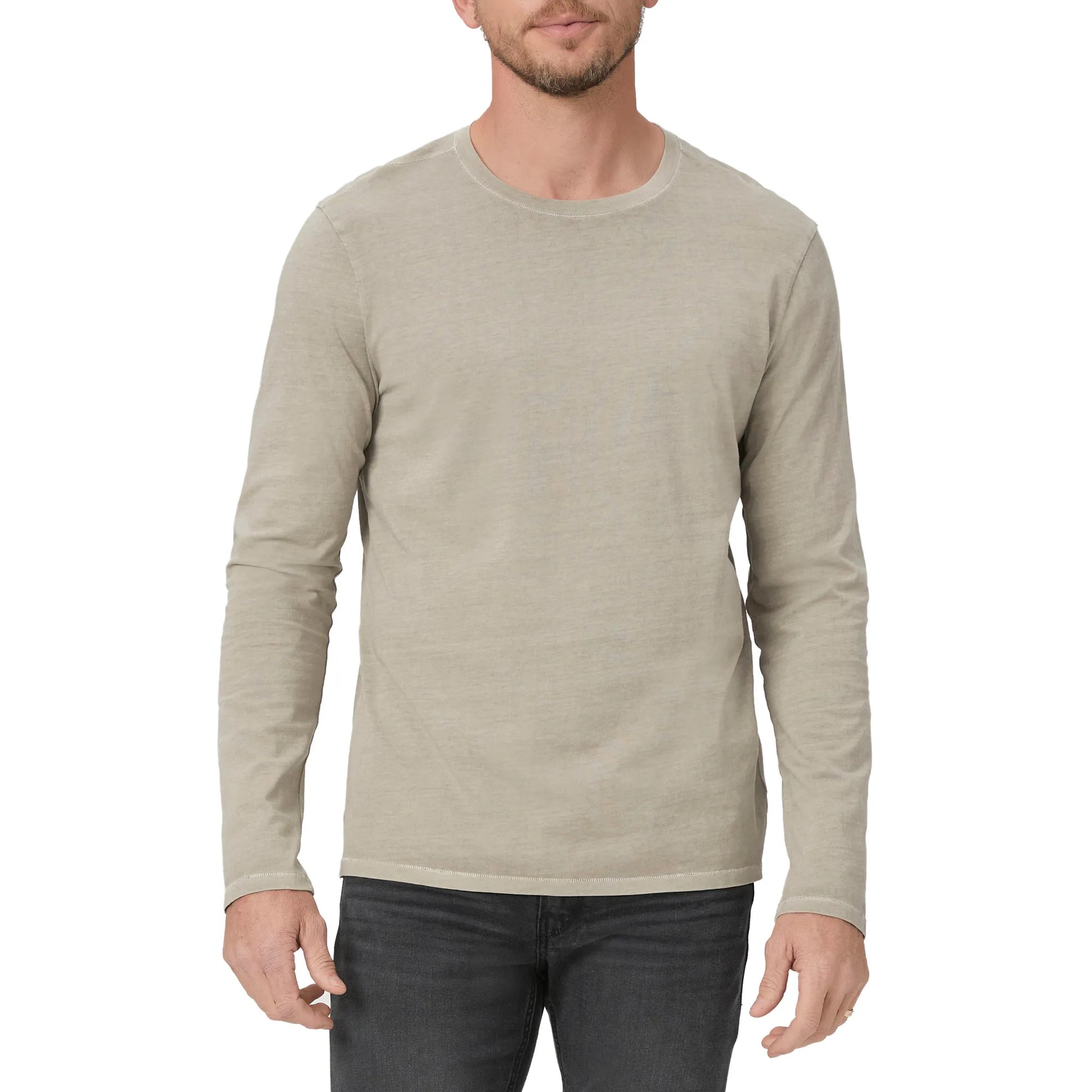 Cotton-Jersey-Long-Sleeve-T-Shirt-Front-By-SKS-Wholesales