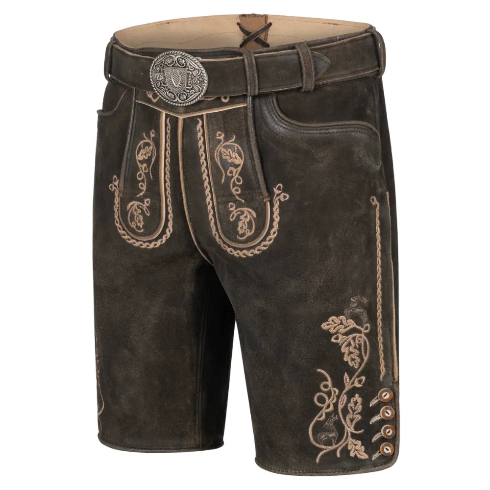 Dark-Brown-Lederhosen-Embroidery-by-SKS-Wholesales