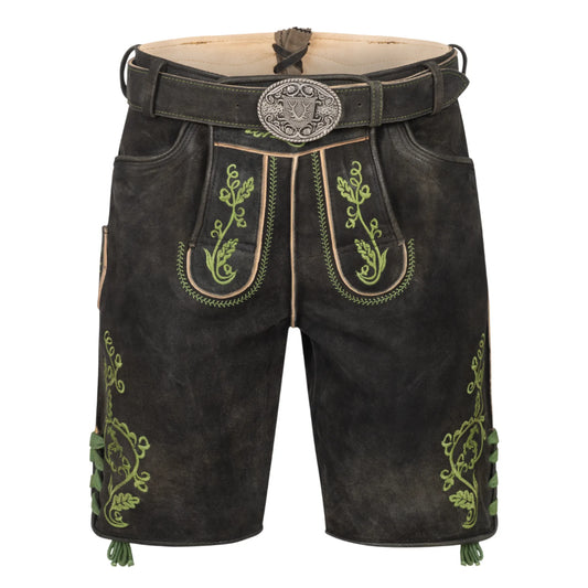 Dark-Brown-Lederhosen-For-Men-Front-By-SKS-Wholesales