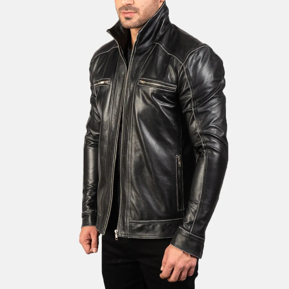 Mens-Black-Leather-Biker-Jacket-By-SKS-Wholesales