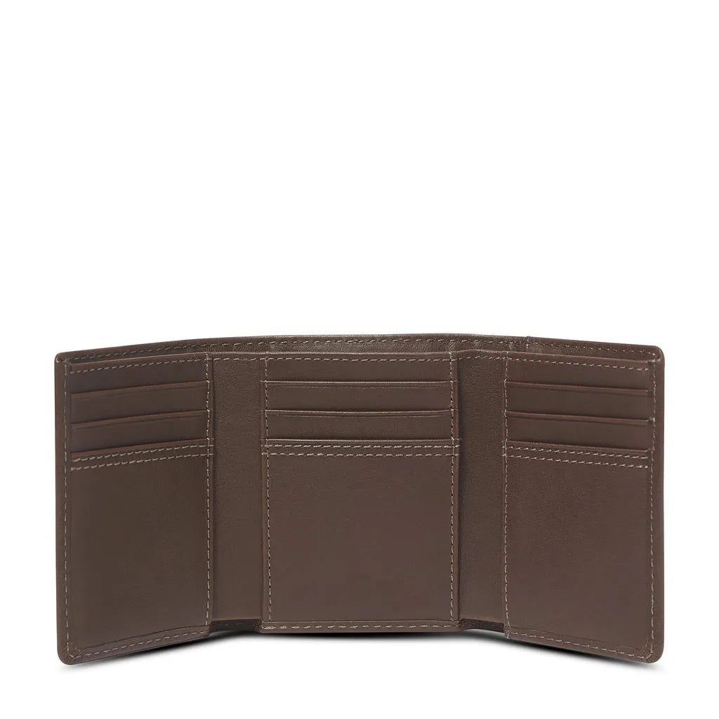 Mens-Brown-Leather-Trifold-Wallet-By-SKS-Wholesales