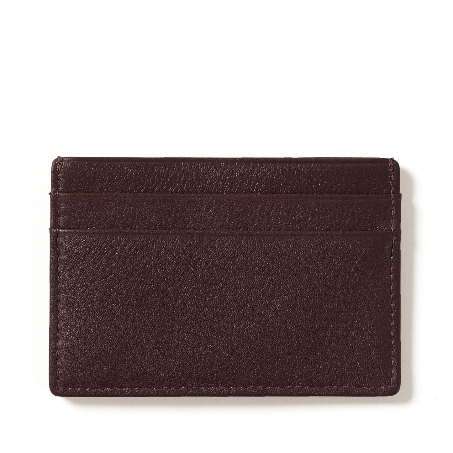 Mens-Dark-Brown-Slim-Leather-Card-Holder-Front-By-SKS-Wholesales