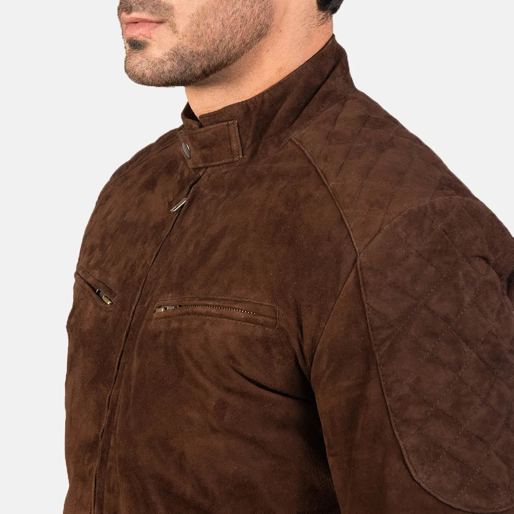Mens-Dark-Brown-Suede-Bomber-Jacket-By-SKS-Wholesales