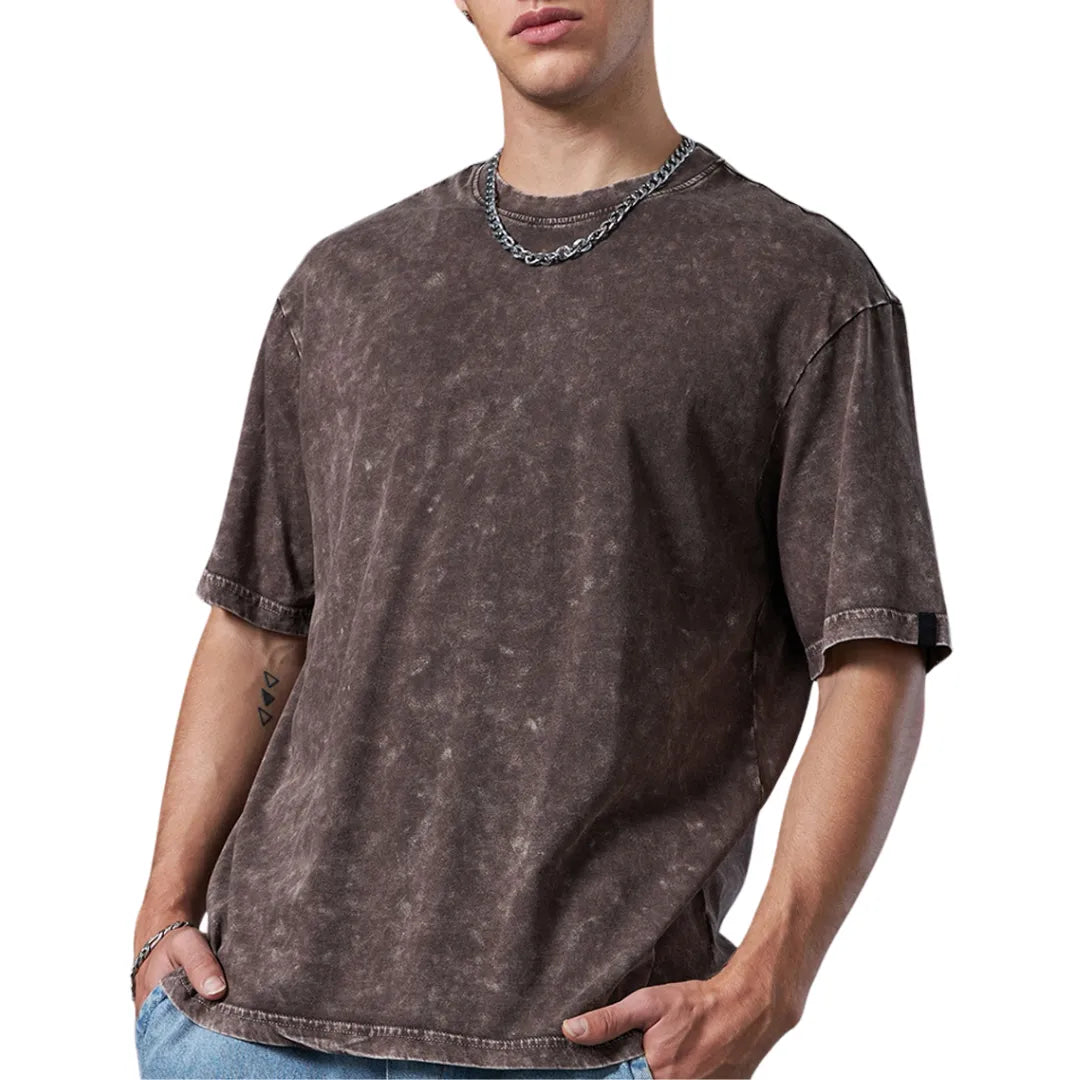 Oversized-Acid-Wash-T-Shirt-Front-By-SKS-Wholesales