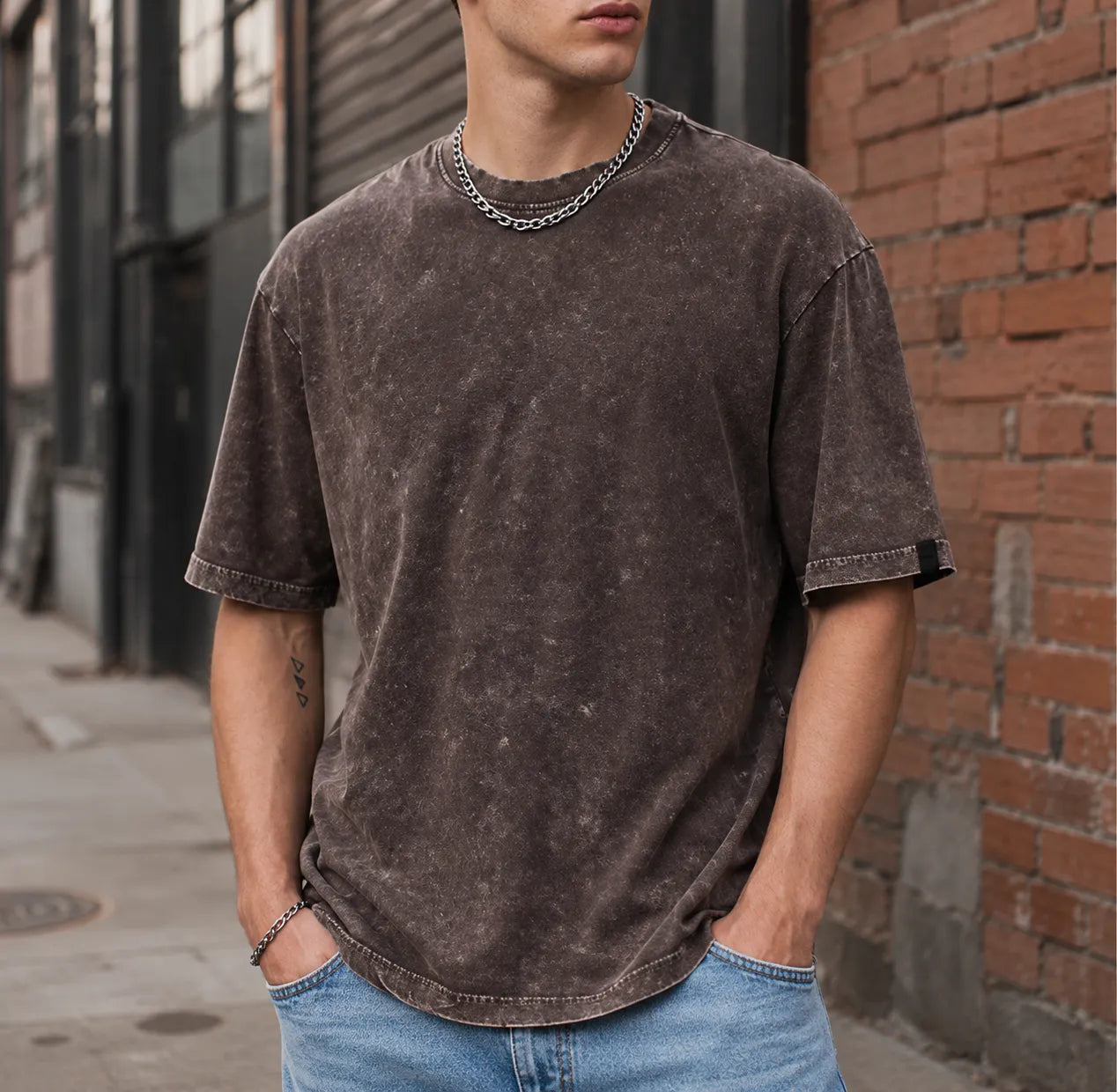 Oversized Acid Wash T-Shirt Wholesale | Private Label