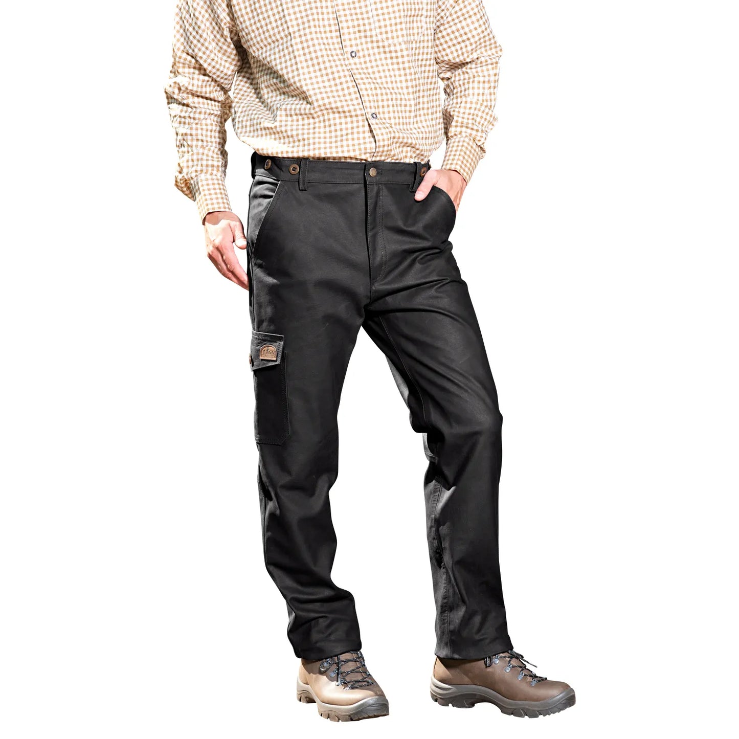 Prestige-Men_s-Nubuck-Leather-Trousers-Sprinz-Front-Pose-by-SKS-Wholesales