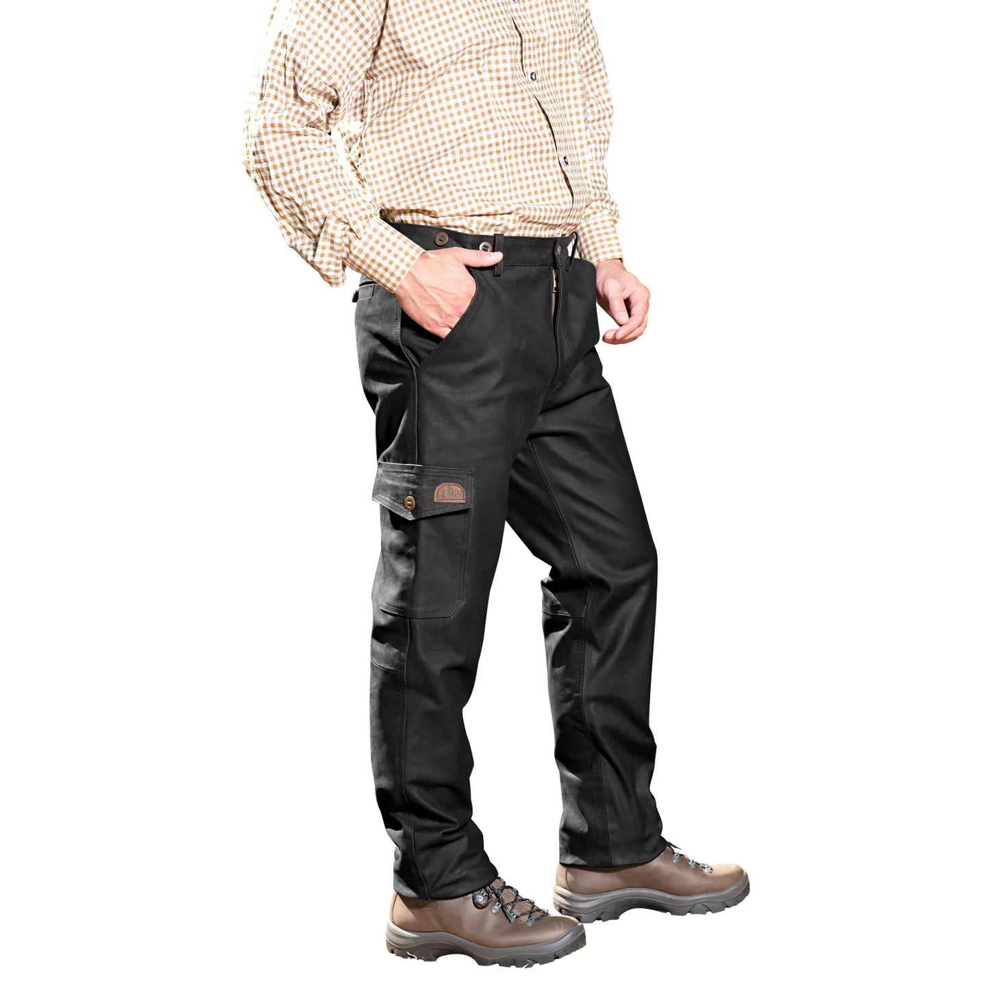 Prestige-Men_s-Nubuck-Leather-Trousers-Sprinz-Front-Side-Pose-by-SKS-Wholesales