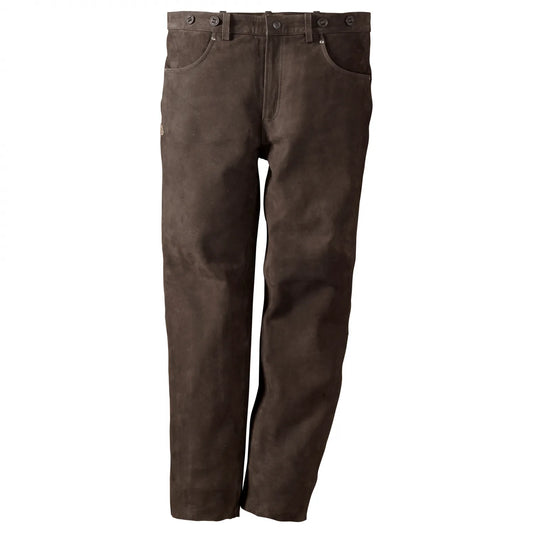 Prestige-mens-nubuck-leather-trousers-front-by-SKS-Wholesales