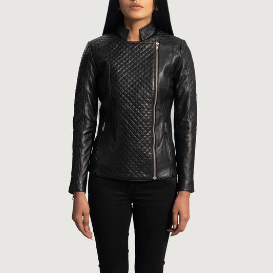 Quilted-Leather-Biker-Jacket-Front-By-SKS-Wholesales