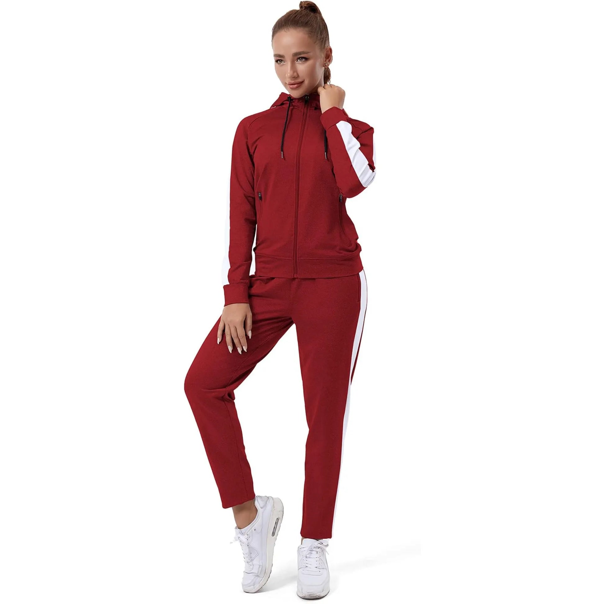 Red-and-White-Jogging-Suit-Model-By-SKS-Wholesales