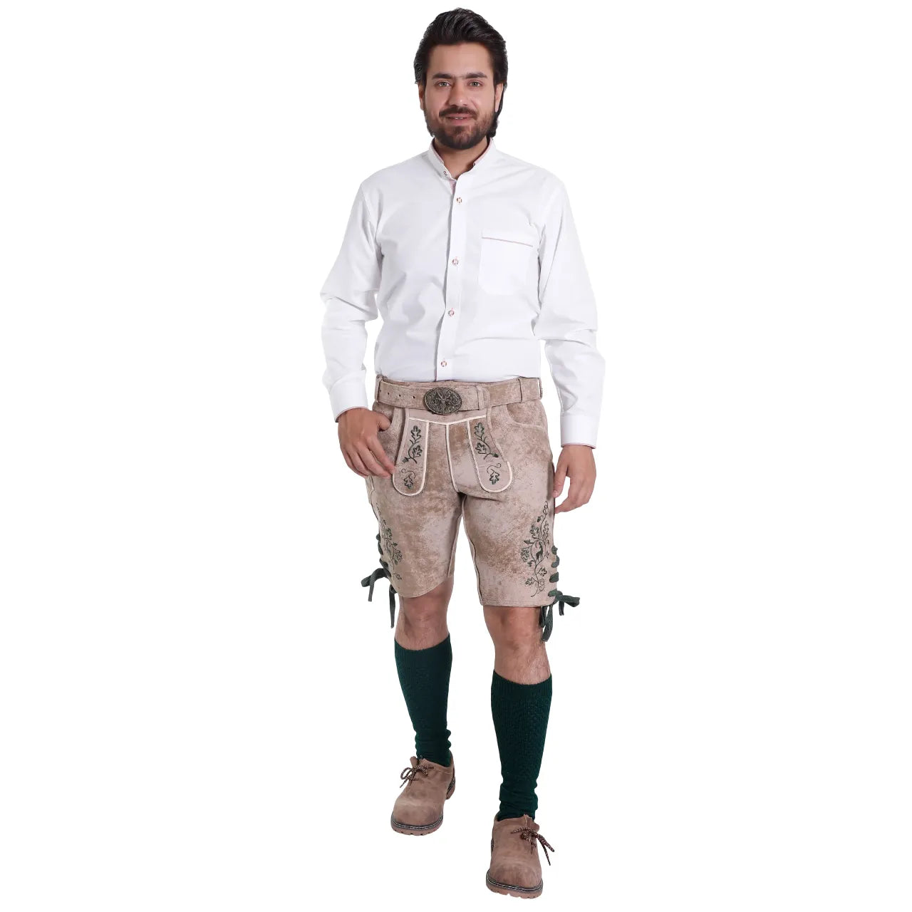 Vintage-Lederhosen-Model-by-SKS-Wholesales