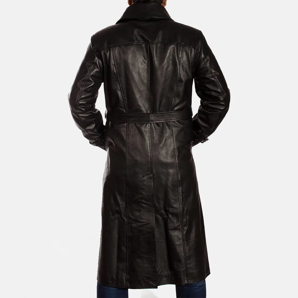 Wholesale-Leather-Trench-Coat-Back-By-SKS