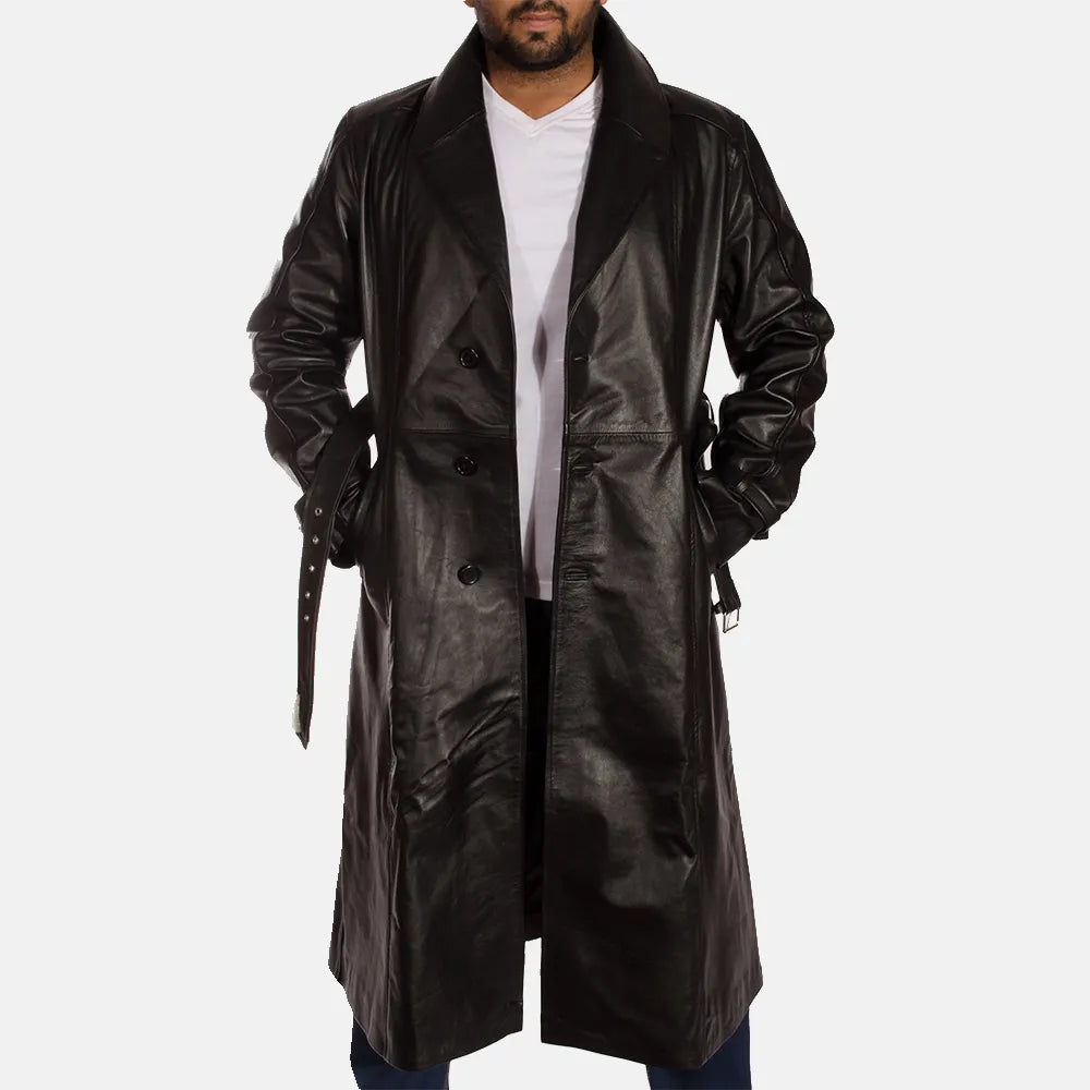 Wholesale-Leather-Trench-Coat-Open-Front-By-SKS