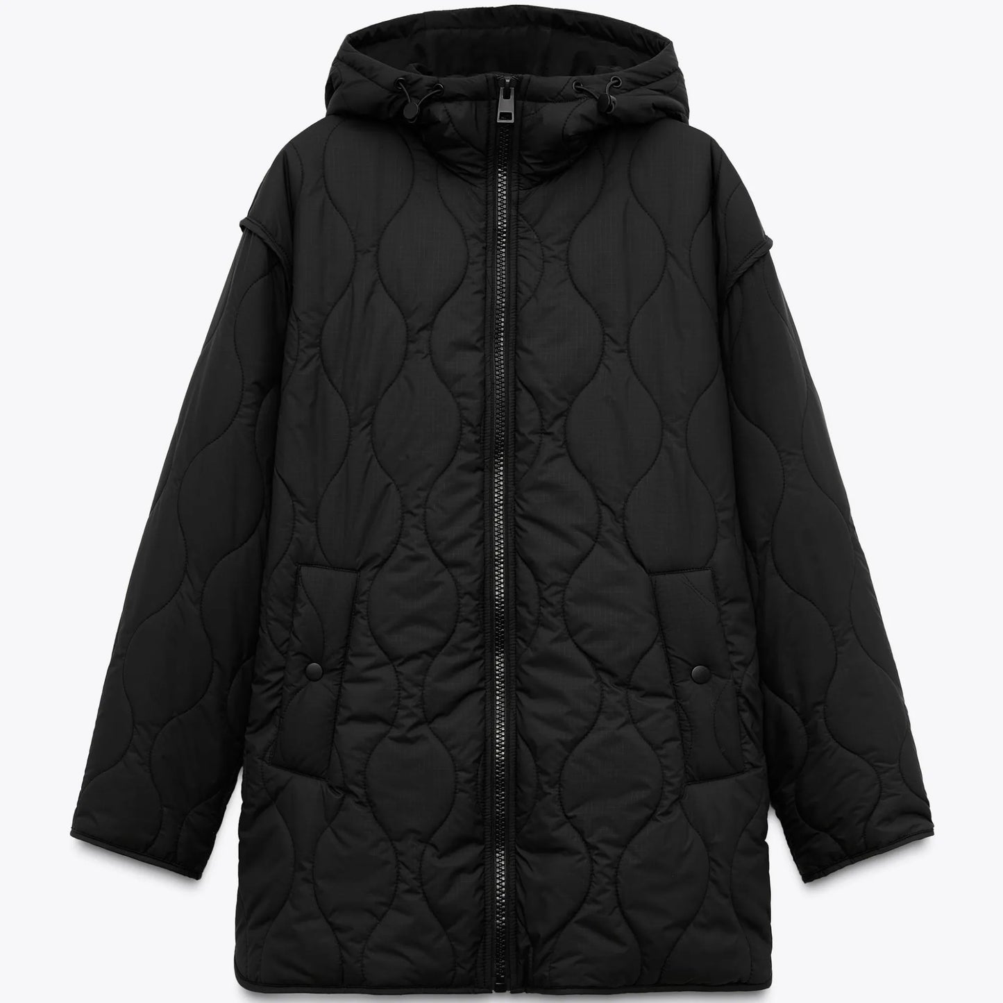 Womens-Hooded-Quilted-Jacket-Front-By-SKS-Wholesales