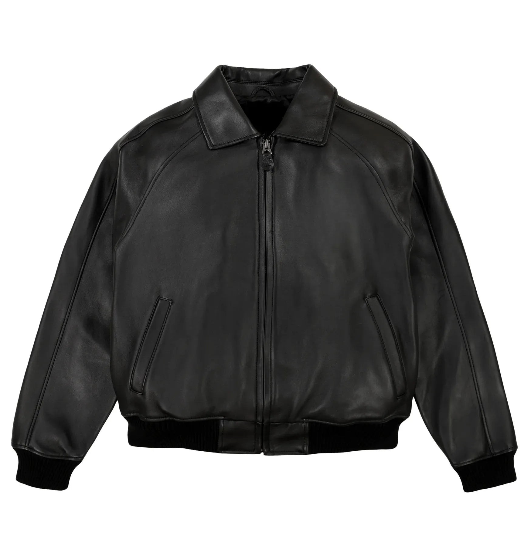 Wholesale All Black Avirex Leather Jacket By SKS