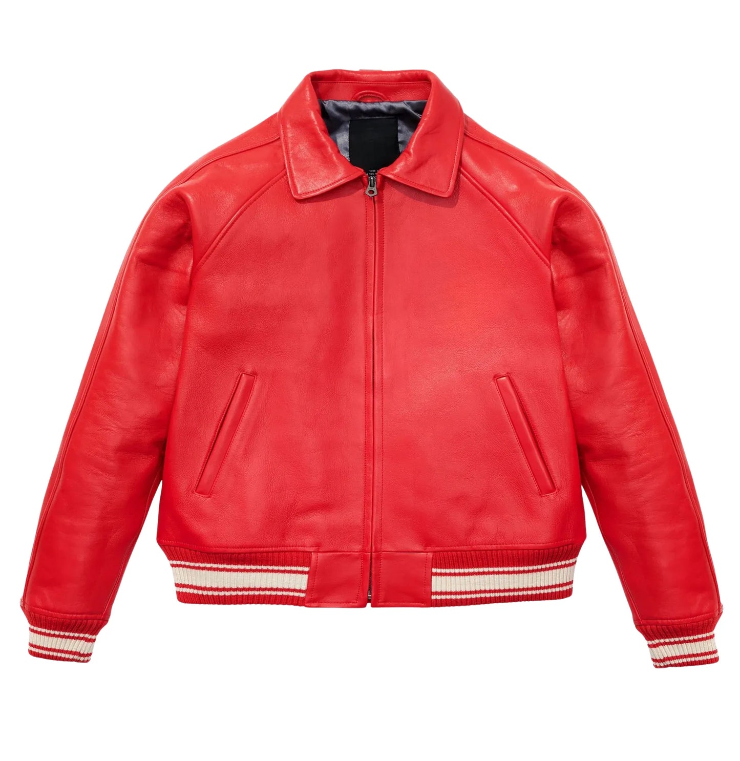 Wholesale Avirex Red Leather Jacket B SKS