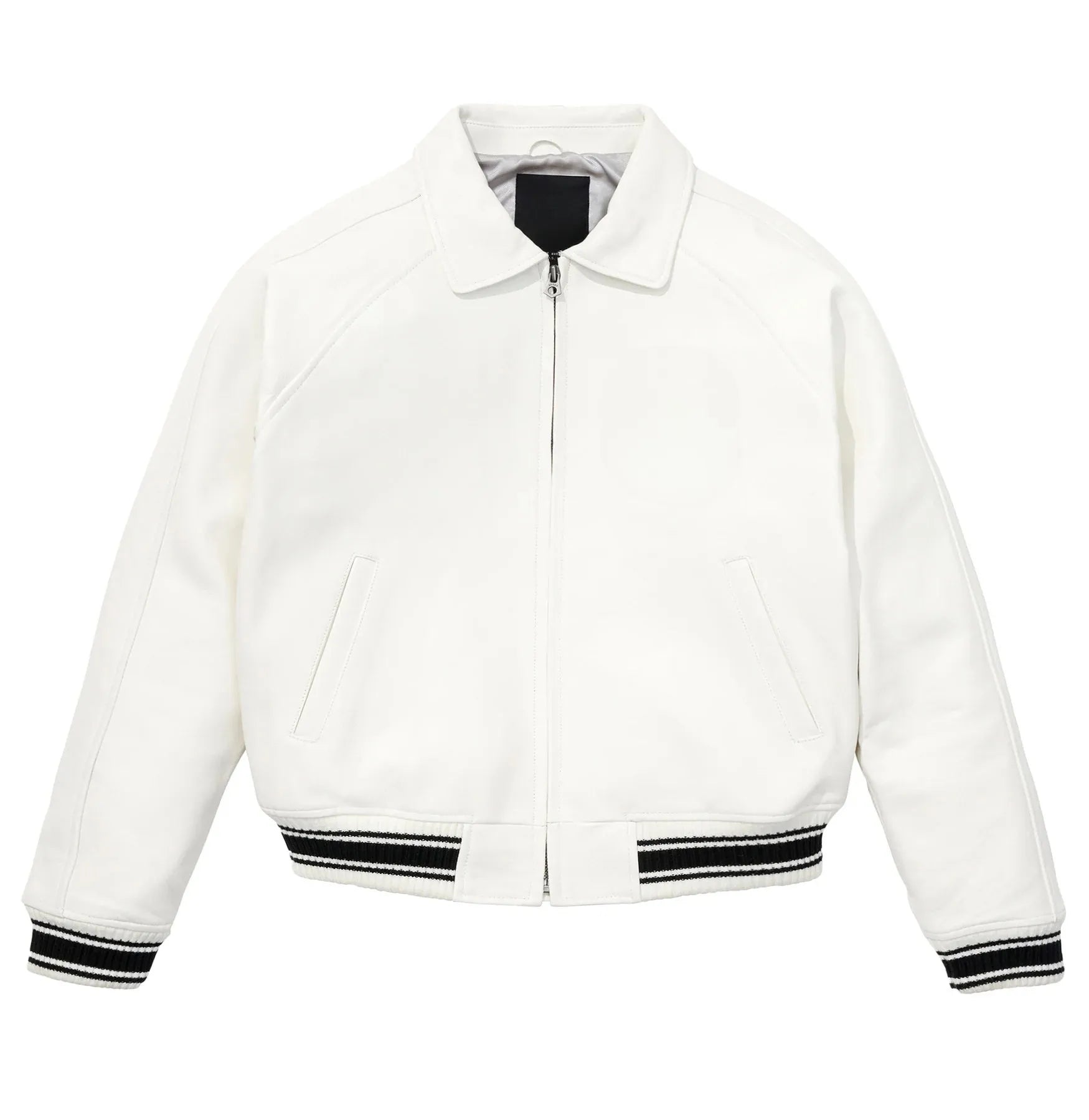 Wholesale Avirex White Leather Jacket By SKS