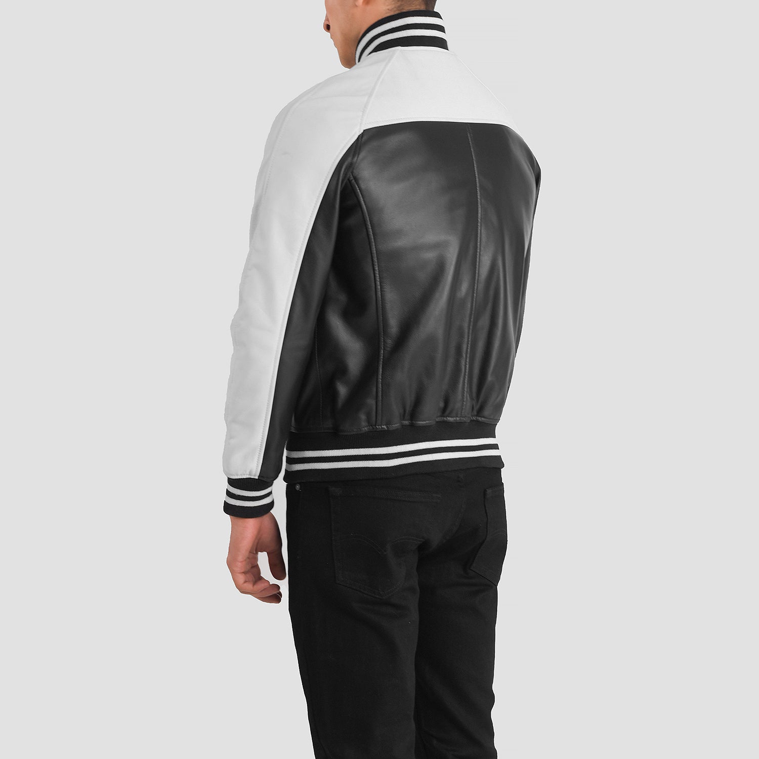 black-and-white-leather-varsity-jacket-back-by-SKS-Wholesales