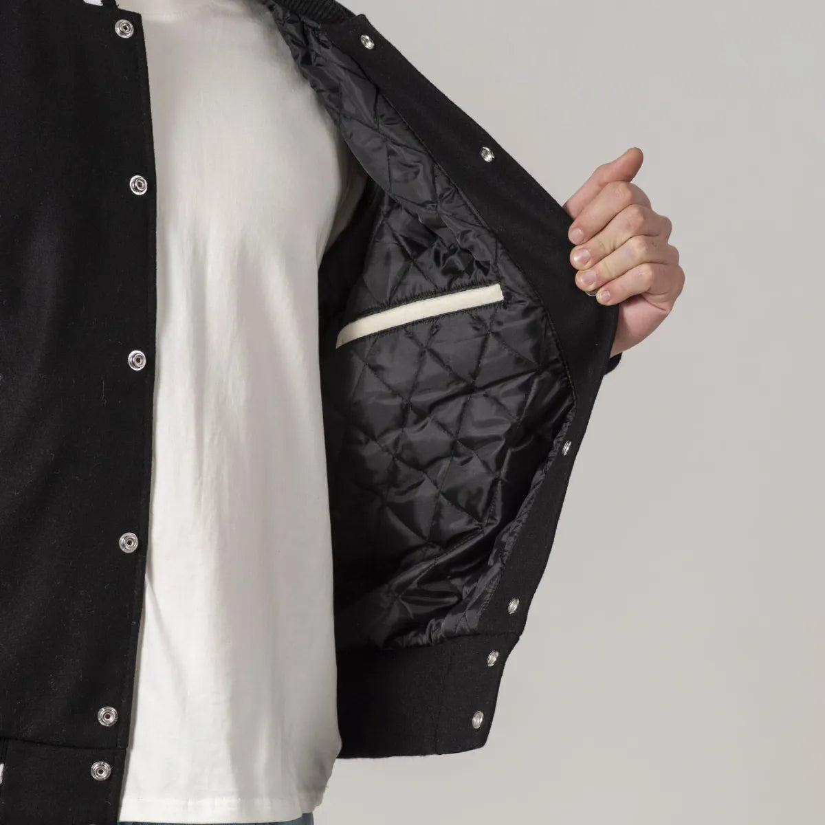 black-and-white-wool-varsity-jacket-Inner-lining-and-pocket-by-SKS-Wholesales