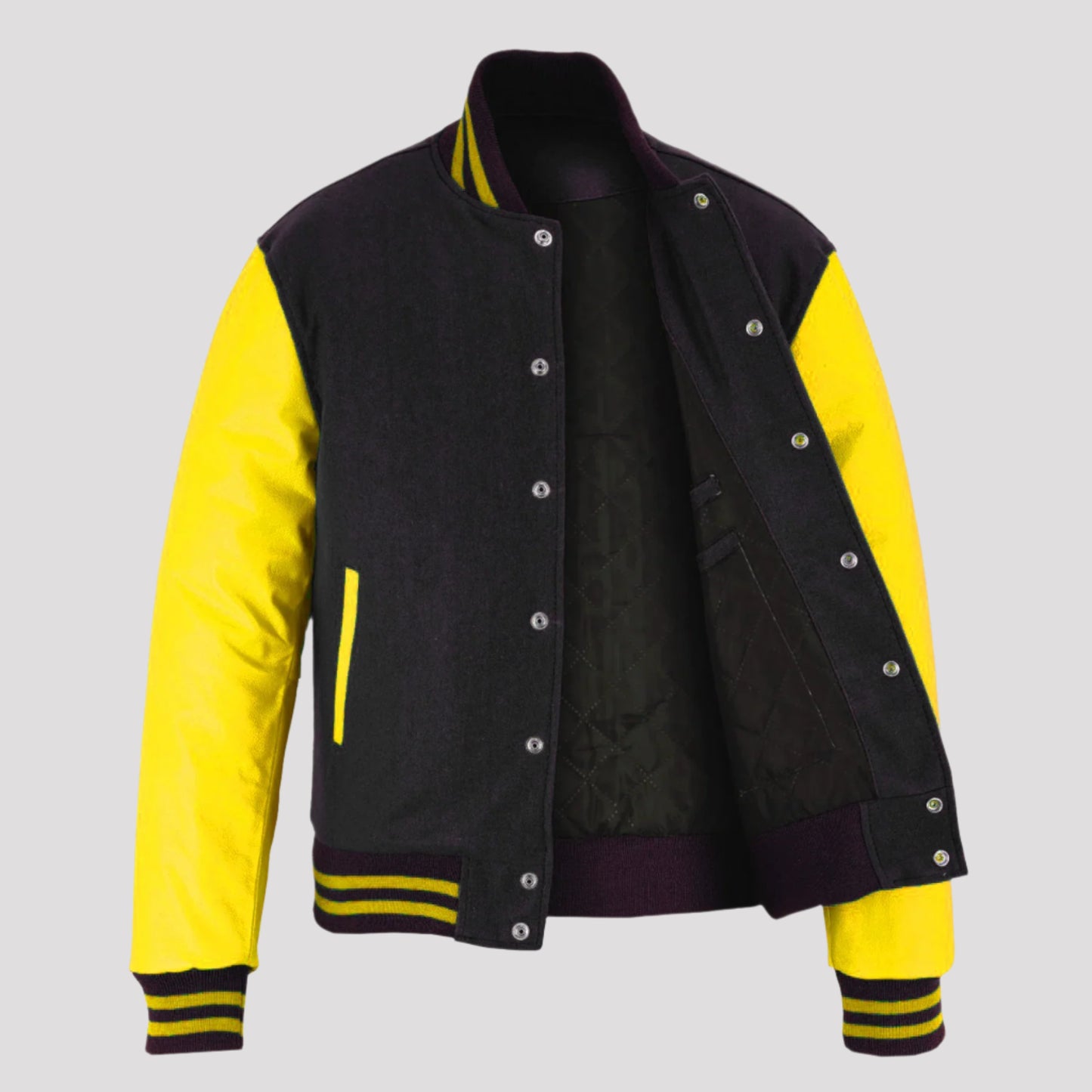 customizable-black-and-yellow-leather-varsity-jacket-open-front-by-SKS-Wholesales