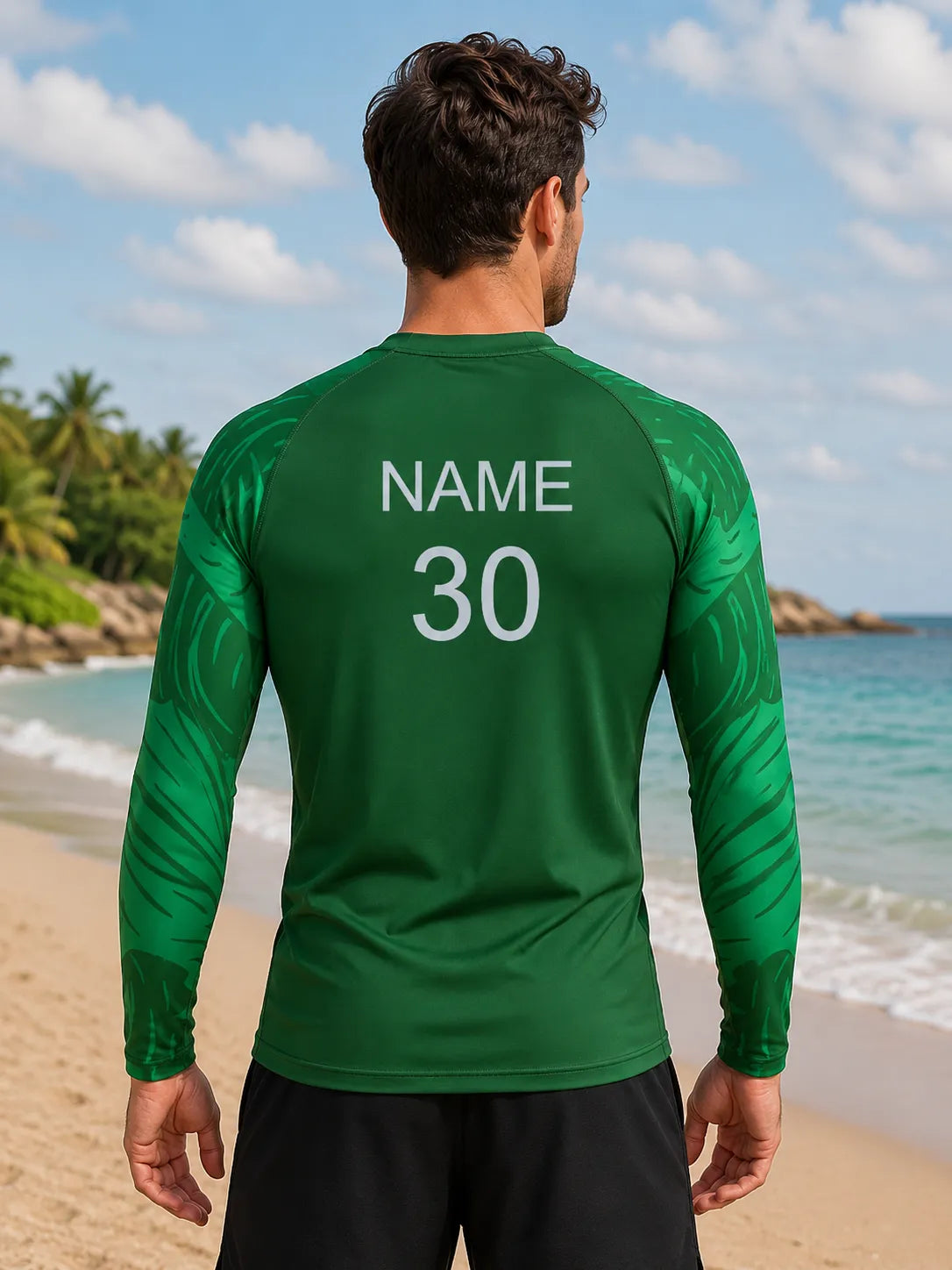 customizable-green-rash-guard-by-sks-wholesales-Back