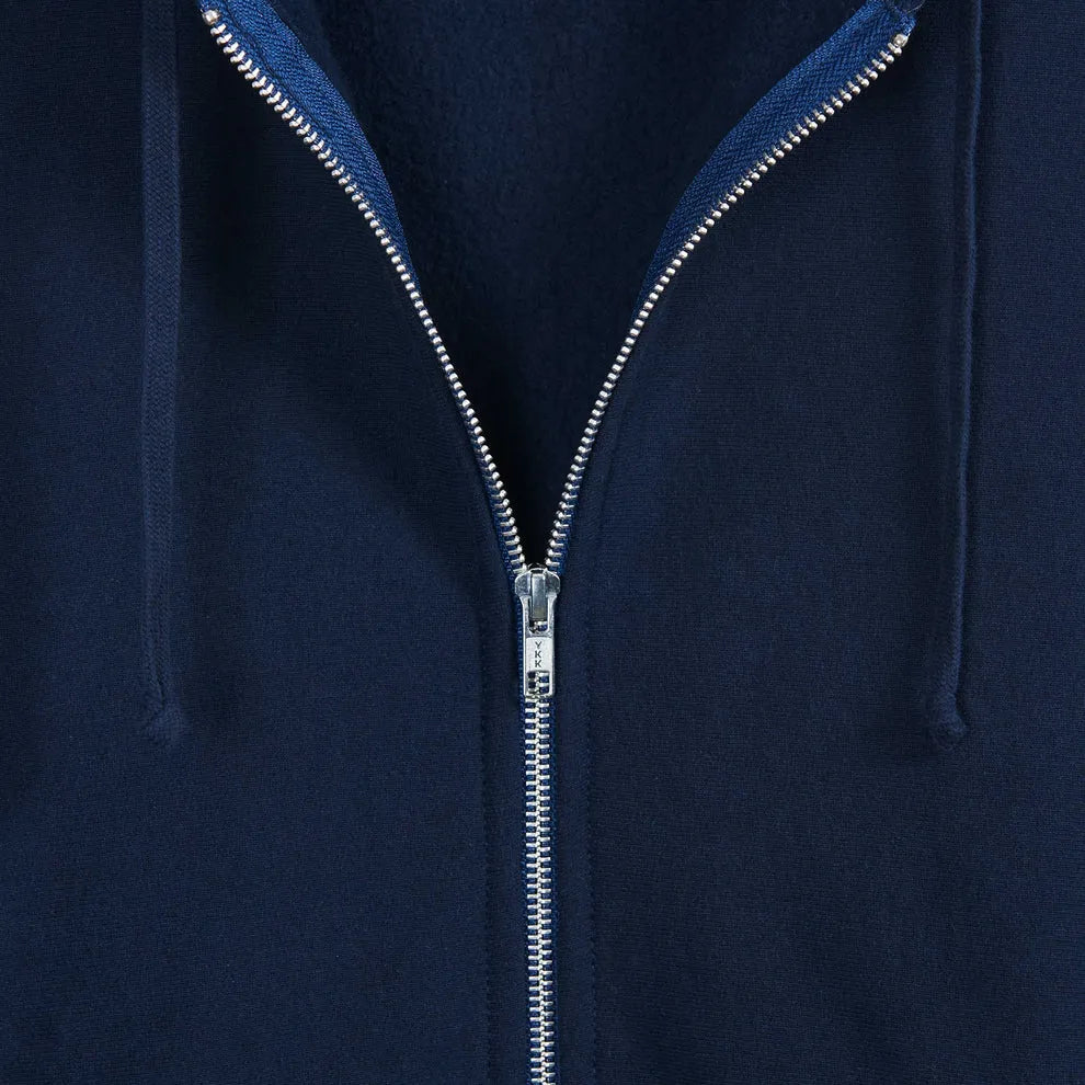 customizable-navy-blue-zip-up-hoodie-zipper-close-up-by-SKS-Wholesales