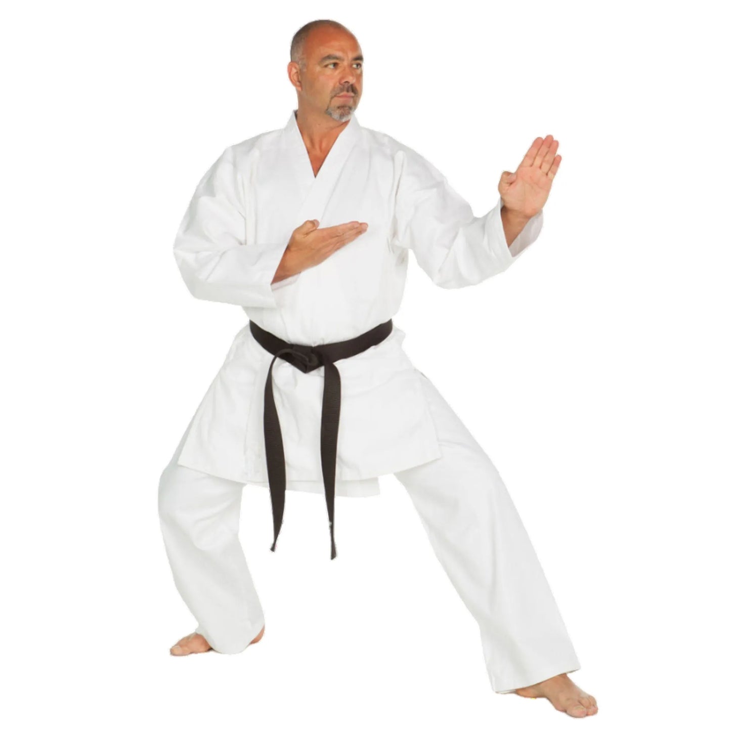 martial-arts-player-posing-in-lightweight-karate-uniform