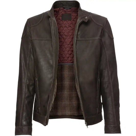 men-black-leather-hunting-jacket-front-by-SKS-Wholesales