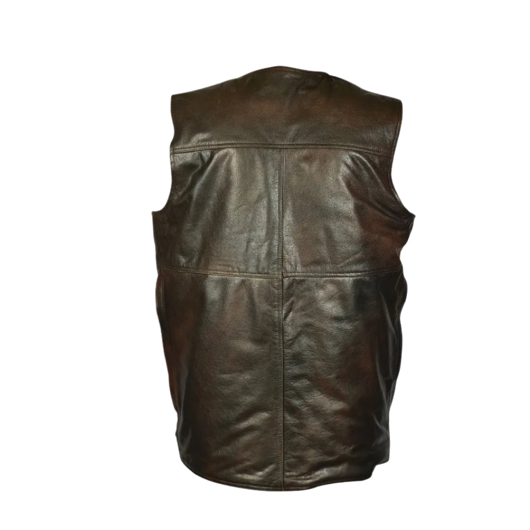 men-buffalo-leather-hunting-vest-back-by-SKS-Wholesales