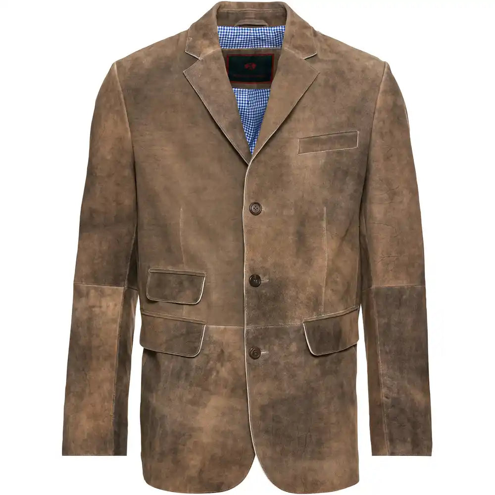 men-suede-leather-hunting-jacket-front-by-SKS-Wholesales