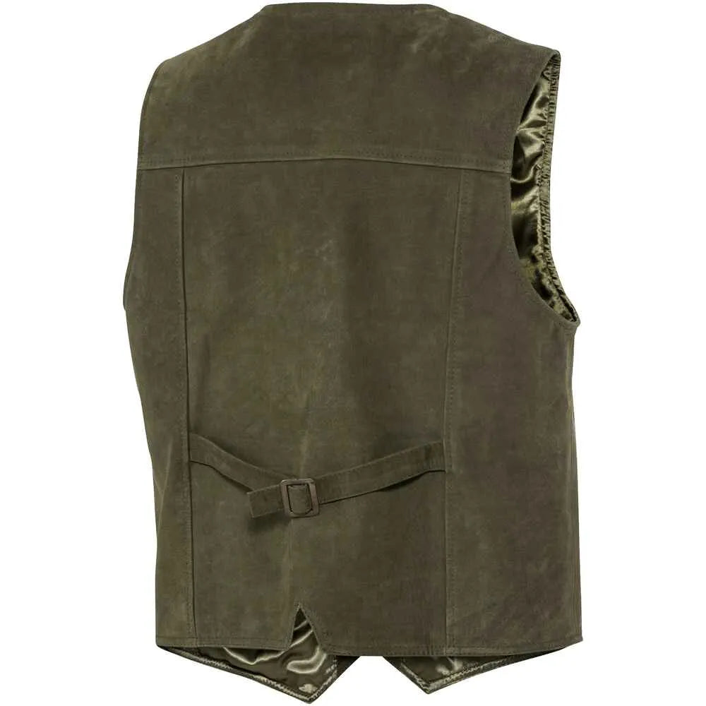 traditional-leather-hunting-vest-Back-Side-View-by-SKS-Wholesales