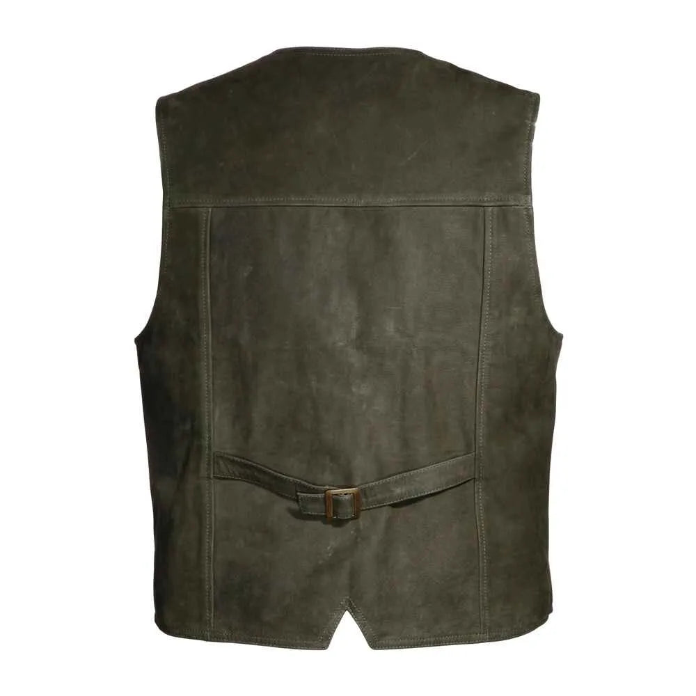 traditional-leather-hunting-vest-Back-by-SKS-Wholesales