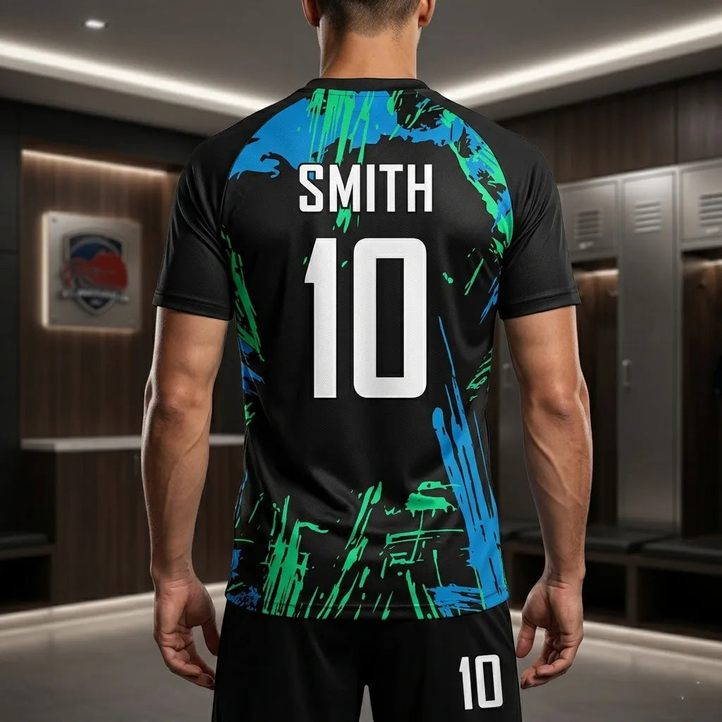 wholesale-custom-black-white-light-blue-soccer-uniform