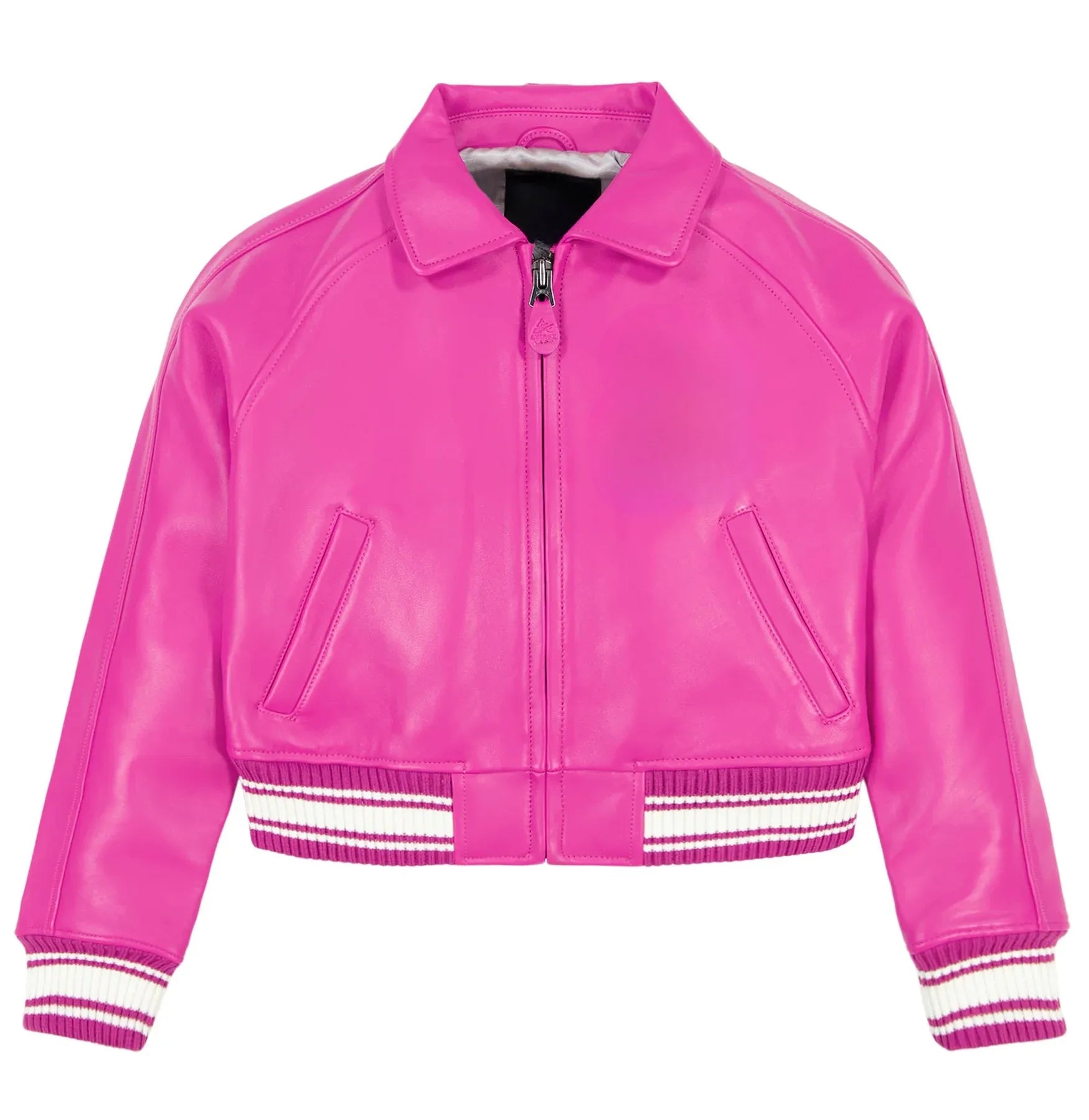 Wholesale Women's Cropped Pink Avirex Jacket By SKS