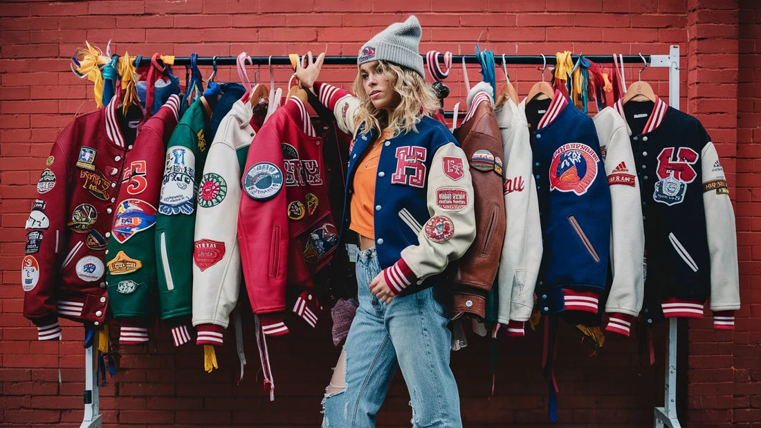 Wholesale custom varsity letterman jackets manufactured in bulk by SKS Wholesales